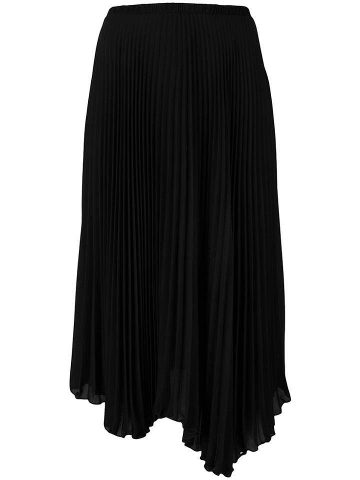 Loyd/ford Pleated Asymmetric Skirt - Black