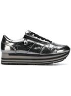 Kennel & Schmenger Platform Lace-up Sneakers - Grey