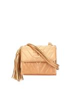 Chanel Pre-owned V Stitch Tassel Crossbody Bag - Gold