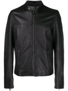 Belstaff Zip-up Leather Jacket - Black
