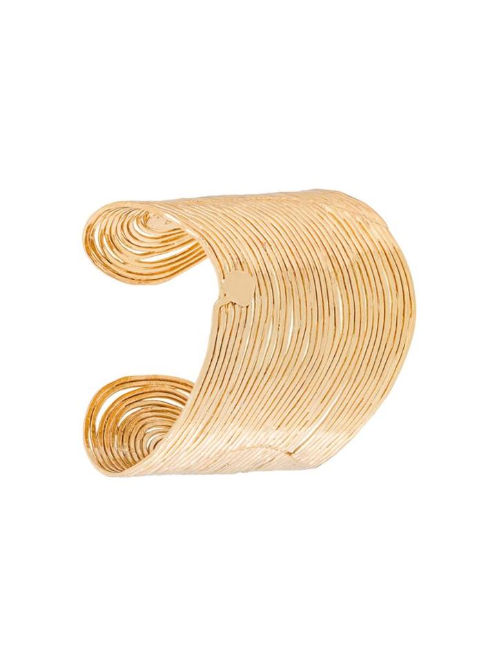 Gas Bijoux 'wave' Cuff, Women's, Metallic