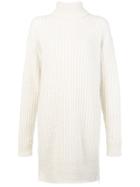 Givenchy Longline Knitted Jumper - White