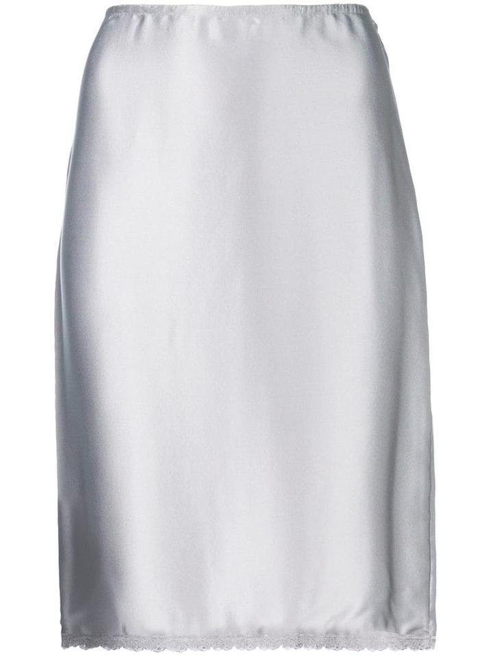 Versace Pre-owned High Waist Skirt - Metallic