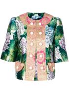 Dolce & Gabbana Floral Button Jacket - Multicolour