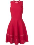Victoria Beckham A-line Pleated Dress - Red