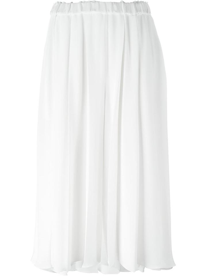 Victoria Beckham Pleated Cropped Trousers