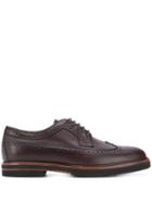 Tod's Perforated Detail Brogues - Brown