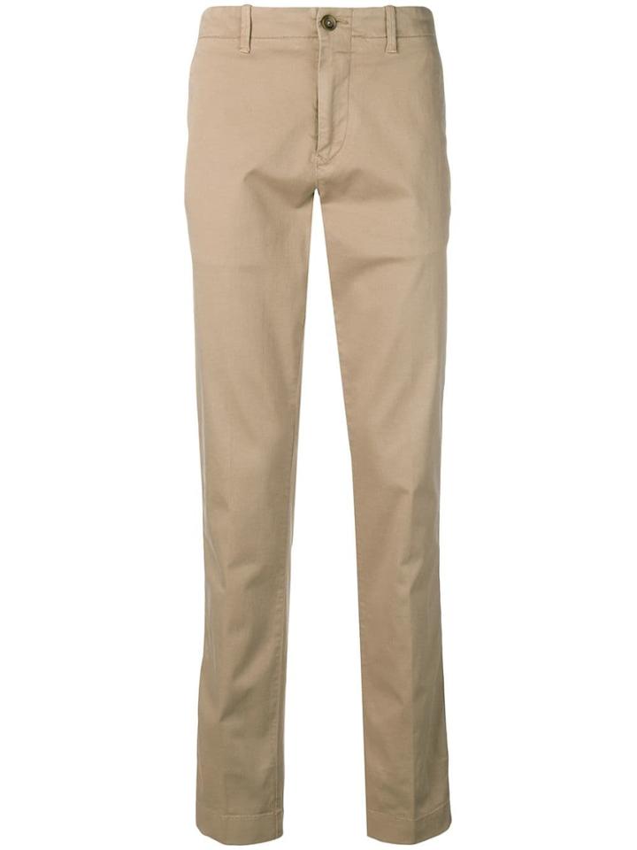 Corneliani Straight Chino Trousers - Neutrals