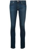 Ag Jeans Low-rise Skinny Jeans - Blue