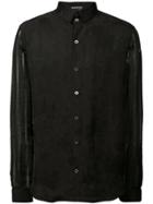 Ann Demeulemeester Sheer Sleeve Shirt - Black