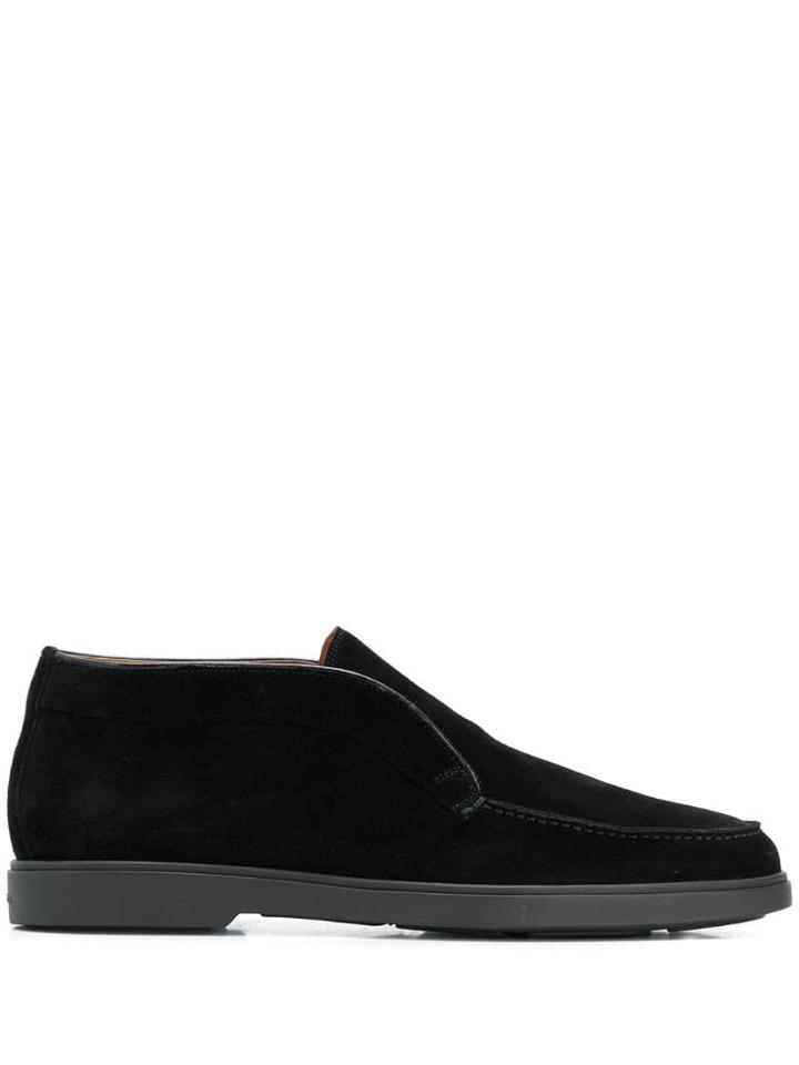 Santoni Slip-on Shoes - Black