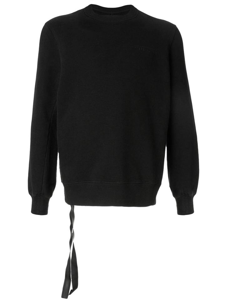 Unravel Project Logo Patch Sweatshirt - Black