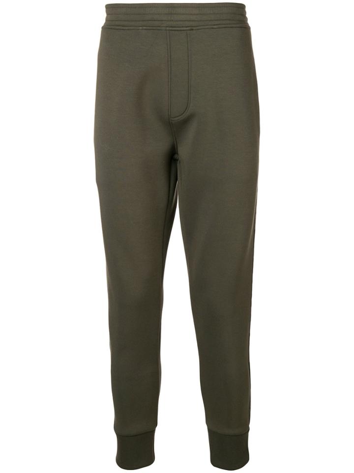 Neil Barrett Camouflage Stripe Joggers - Green