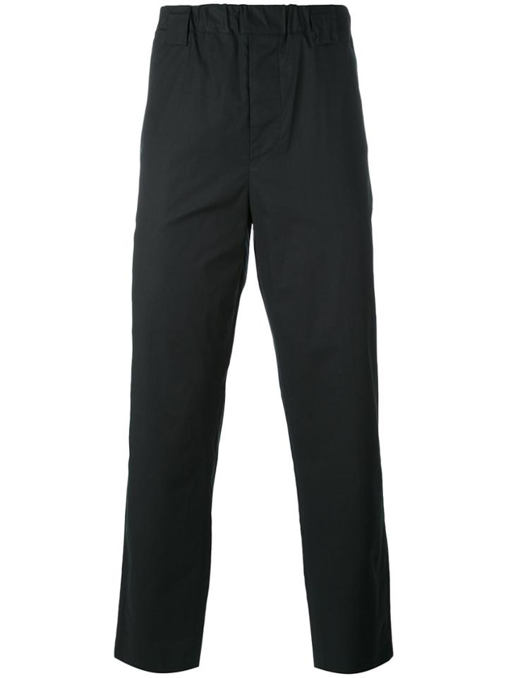 Lucio Vanotti Straight Trousers - Black