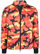 Valentino Camouflage Print Jacket - Yellow & Orange