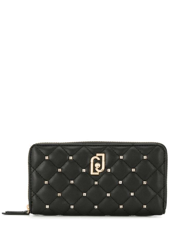 Liu Jo Quilted Zipped Wallet - Black
