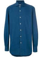 Kiton - Classic Denim Shirt - Men - Cotton - 43, Blue, Cotton