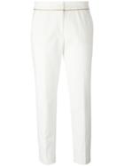 Etro Slim-fit Cropped Trousers - White