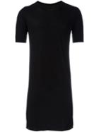 Rick Owens Long Length T-shirt, Men's, Size: Small, Black, Silk/viscose