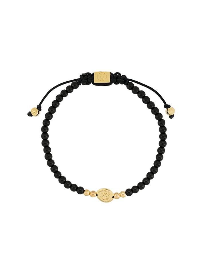 Northskull Logo Disc Bracelet - Black