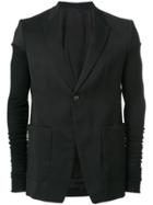 Rick Owens One Button Blazer - Black