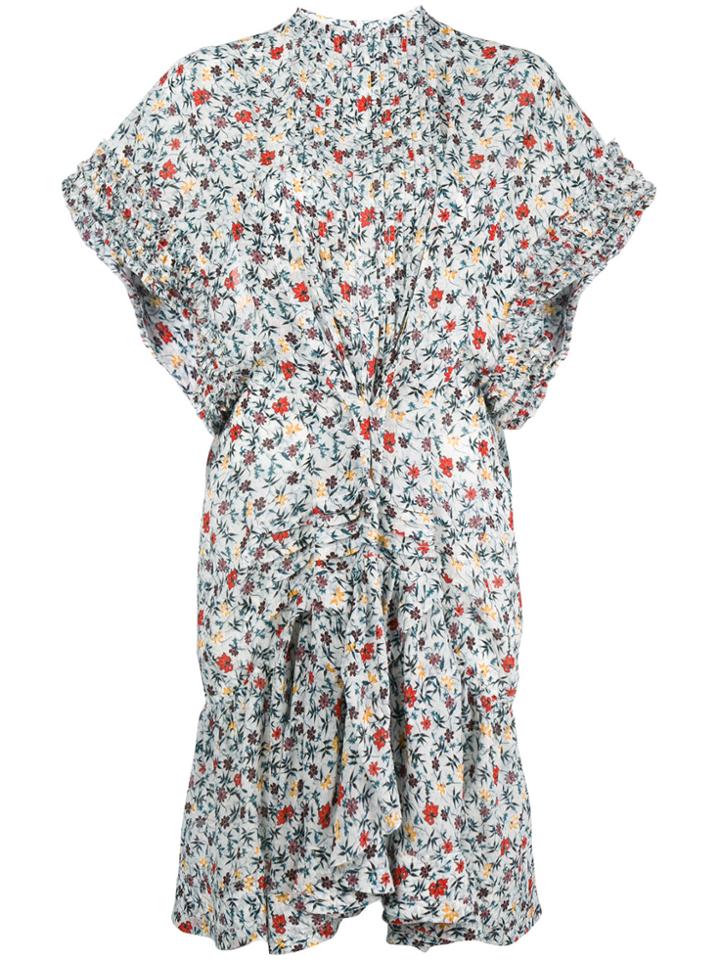 Chloé Pleated Floral Dress - Multicolour