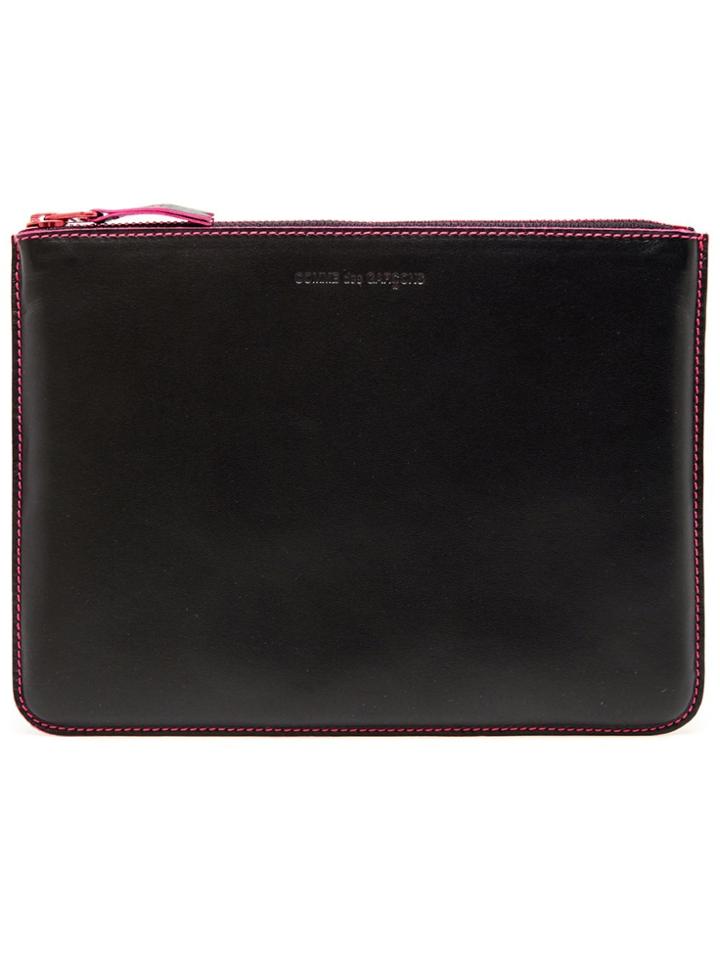 Comme Des Garçons Wallet 'marvellous' Zip Wallet - Pink & Purple