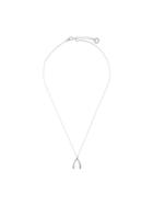 Nialaya Jewelry 'skyfall' Wishbone Necklace - Metallic