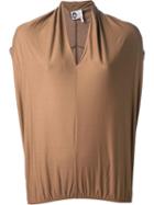 Lanvin Structured V-neck Top