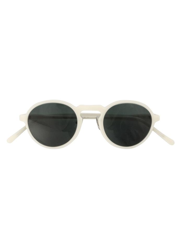 Hakusan Round Shaped Sunglasses - White