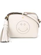 Anya Hindmarch Smiley Crossbody Bag, Women's, White, Leather