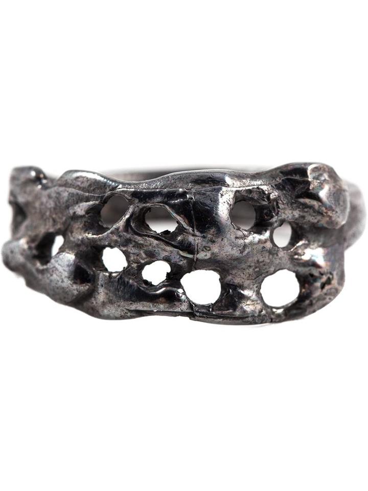 Gaspard Hex Mini 'rain' Ring