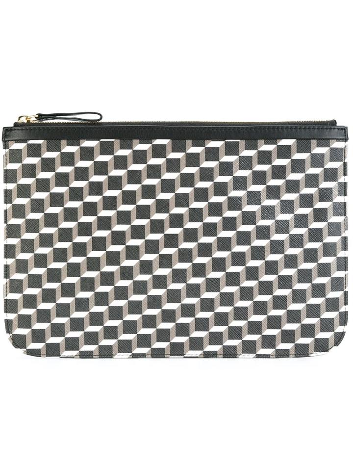 Pierre Hardy 'canvas Cube' Clutch, Women's, Black