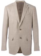 Ermenegildo Zegna Classic Blazer, Men's, Size: 56, Brown, Wool/cupro