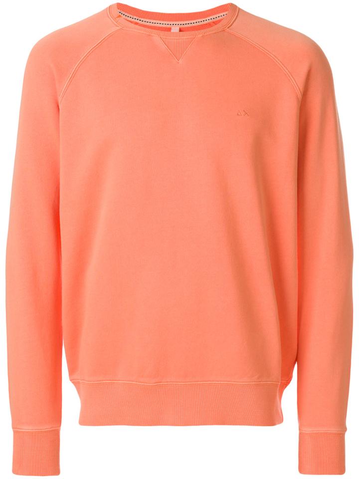 Sun 68 Loose Fit Sweatshirt - Yellow & Orange