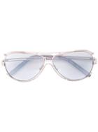 Chloe Eyewear - Isidora Sunglasses - Women - Acetate/metal - One Size, Grey, Acetate/metal
