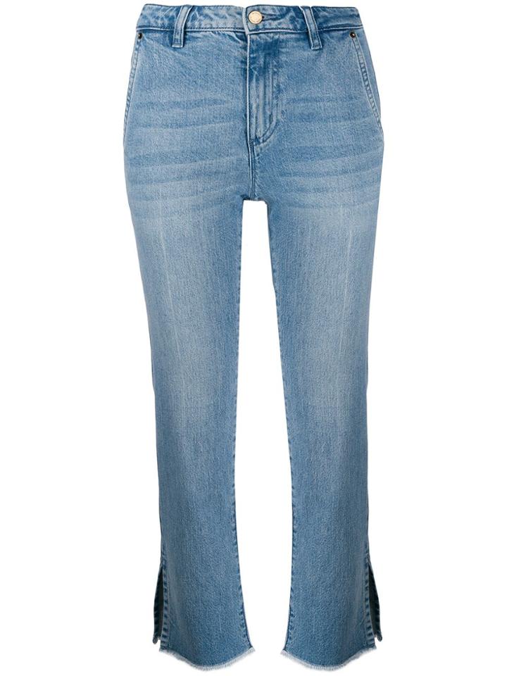 Michael Michael Kors Cropped Straight Jeans - Blue