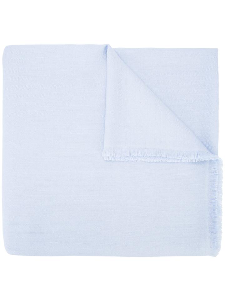 Denis Colomb Frayed Scarf - Pink & Purple