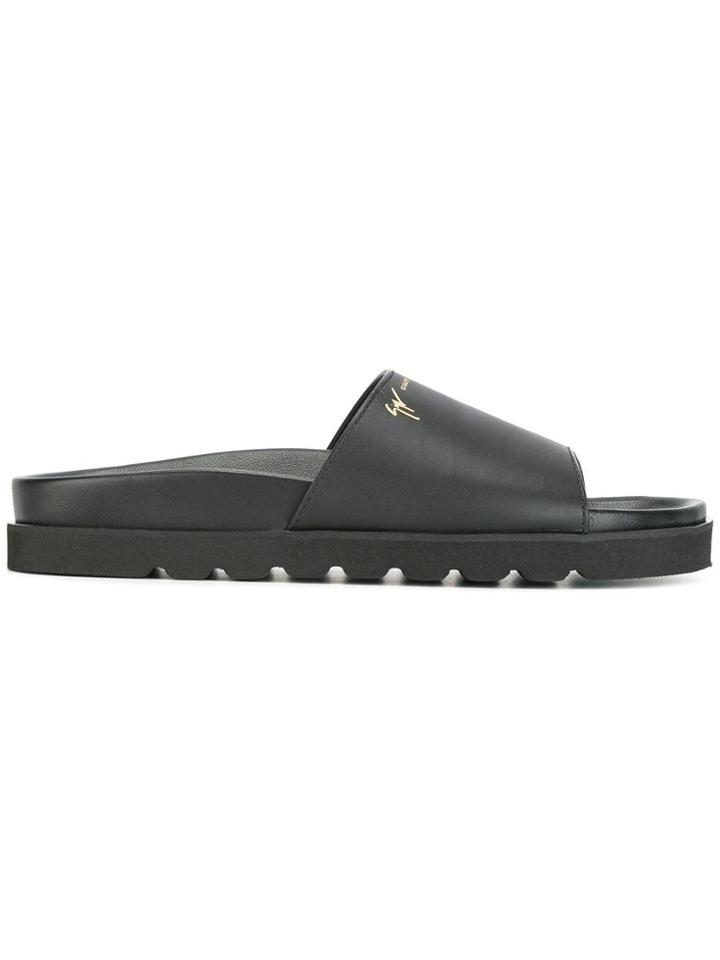Giuseppe Zanotti Design Neil Slides - Black