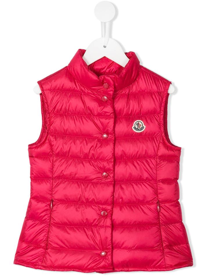 Moncler Kids Padded Vest, Girl's, Size: 10 Yrs, Pink/purple