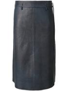 Humanoid Straight Midi Skirt - Blue