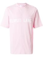Helmut Lang Logo Print T-shirt - Pink & Purple