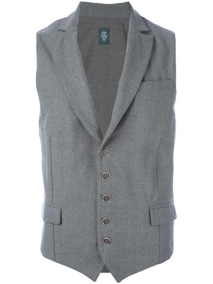 Eleventy Flap Pockets Waistcoat