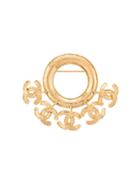 Chanel Pre-owned 1994 Corsage Brooch - Gold