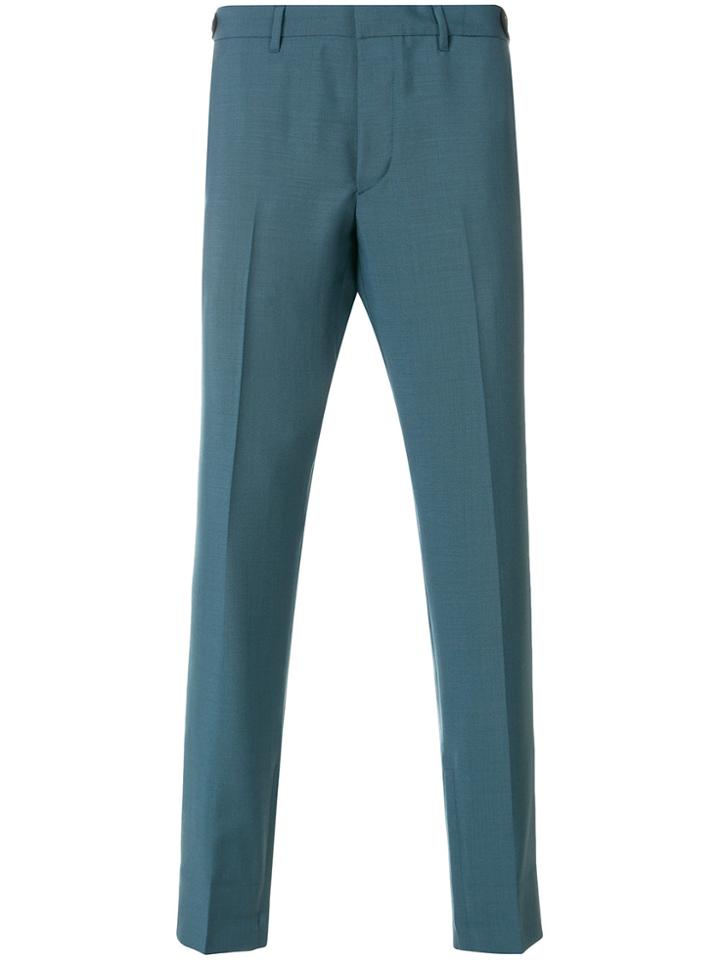 Prada Belt Details Trousers - Blue