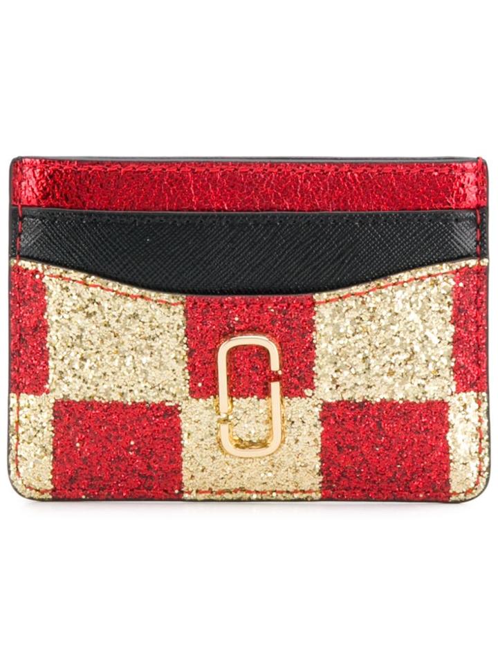 Marc Jacobs Snapshot Glitter Cardholder - Black