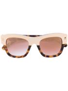 Stella Mccartney Eyewear Retro Square Sunglasses - Brown
