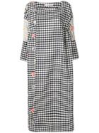Ermanno Gallamini Panelled Vichy Dress - Multicolour