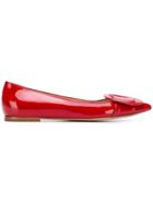 Gianvito Rossi Ruby 05 Ballerina Shoes - Red