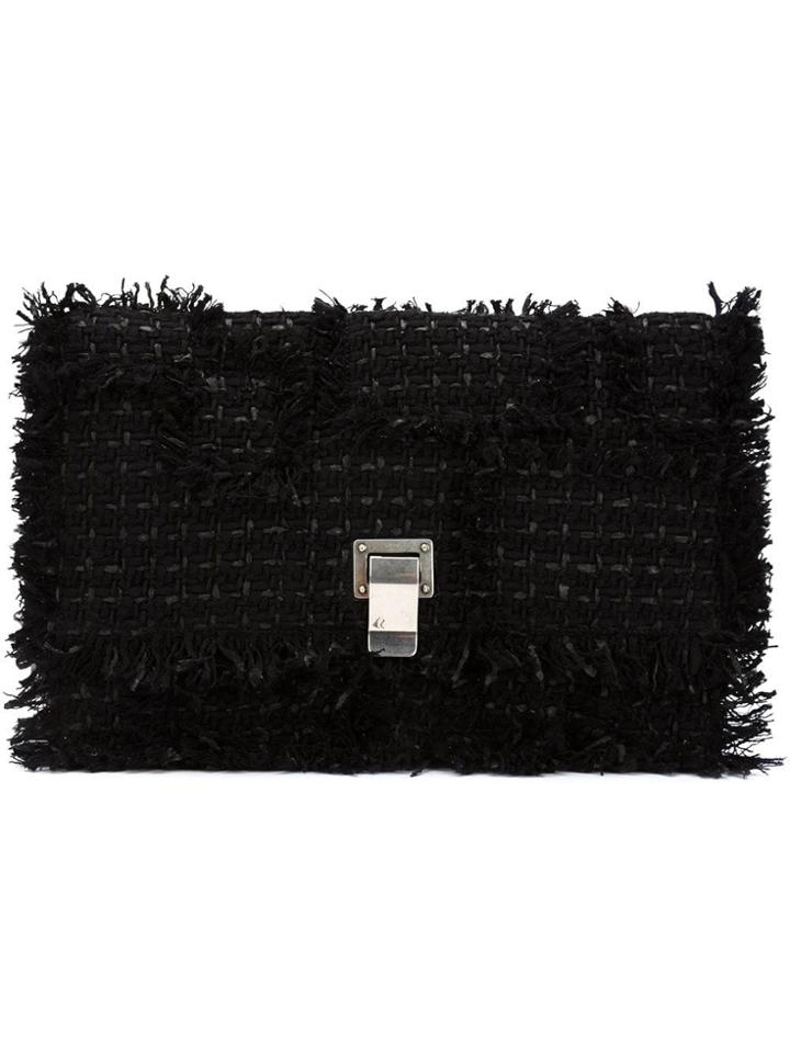 Proenza Schouler Large 'lunch' Clutch - Black